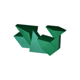 Pickagram Magnetic 3D Art Puzzle - Green