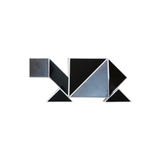 Pickagram Magnetic 3D Art Puzzle - Reverse Panda